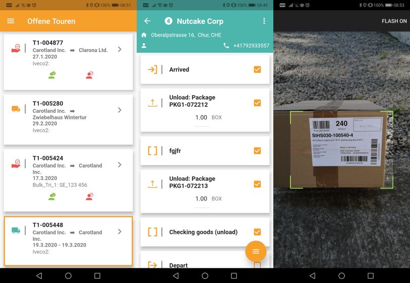 CAPcargo Driver App screenshot